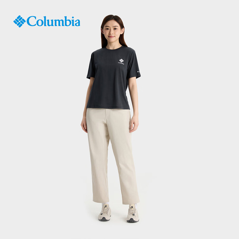 Columbia哥伦比亚户外春夏新品女子吸湿速干运动短袖T恤XR6735 - 图2