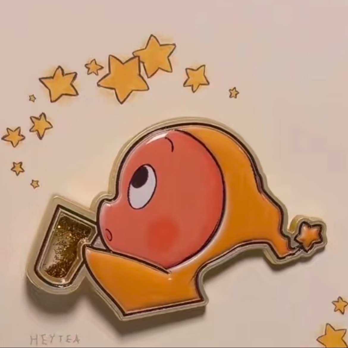 正品喜茶星星人联名周边小卡贴纸徽章茶碗,淘宝优惠券,粉丝福利购,淘宝优惠卷