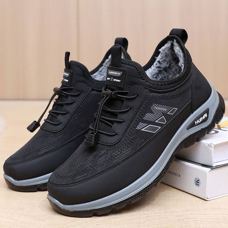 老北京布鞋男棉鞋秋冬季加绒保暖防水防滑中老年人爸爸鞋运动健步,淘宝优惠券,粉丝福利购,淘宝优惠卷