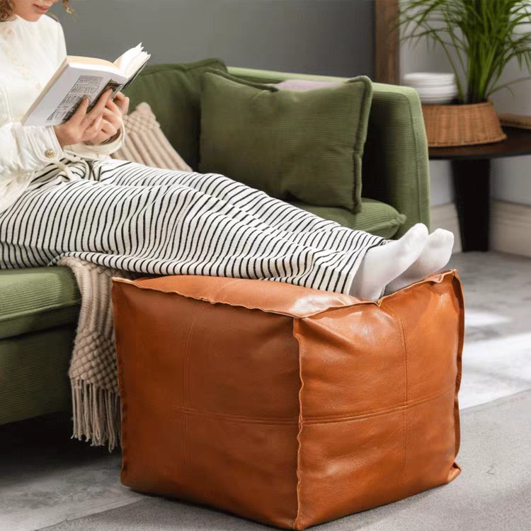 懒人沙发皮墩子套闲置旧衣服收纳袋沙发矮凳客厅坐墩飘窗懒人沙发,淘宝优惠券,粉丝福利购,淘宝优惠卷