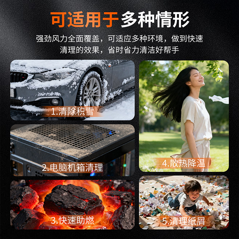 暴力风扇涵道涡轮高压暴风除尘水鼓风机吹雪大功率无刷超强吹风机,淘宝优惠券,粉丝福利购,淘宝优惠卷