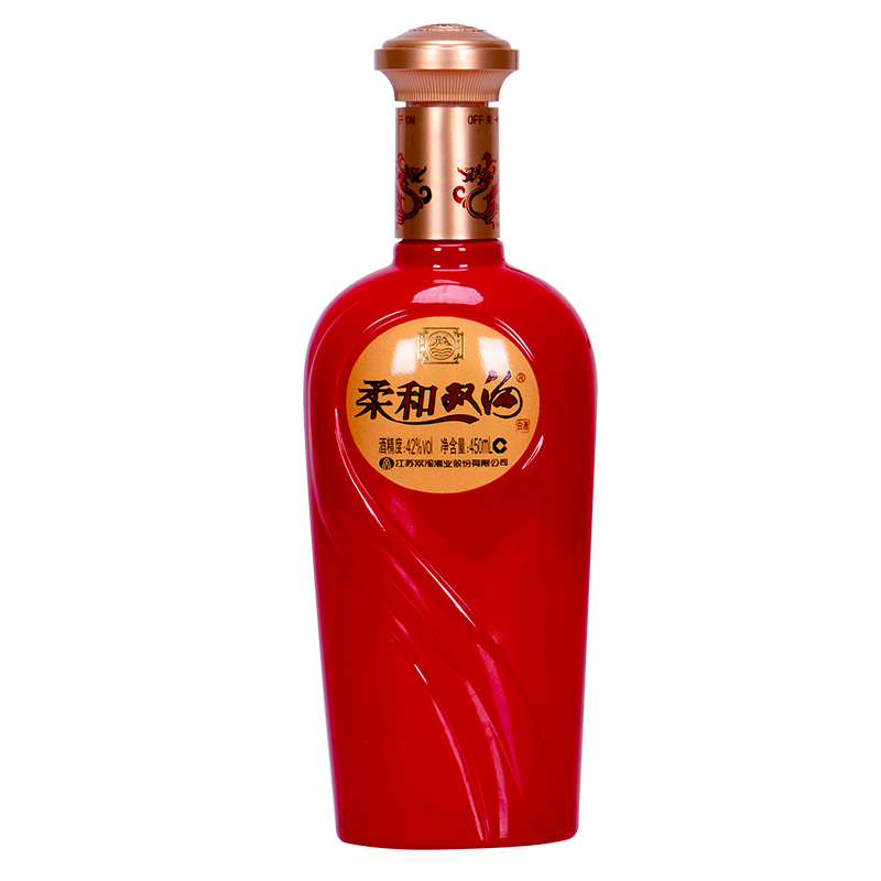 双沟大曲红精品 柔和银精品42度450ml*6瓶整箱 双沟酒送礼自饮 - 图2