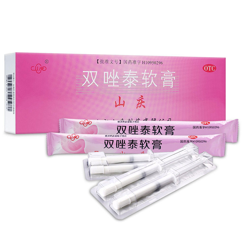 山庆4g*4支双唑泰软膏 同康大药房妇科用药