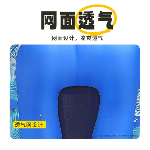 遮阳充气沙发户外野营音乐节快速懒人充气沙发户外充气床旅行便携 - 图3