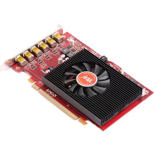 旌宇R7 350 Y6DP 4G专业多屏显卡六屏显卡6屏拼接炒股多屏显卡 - 图1