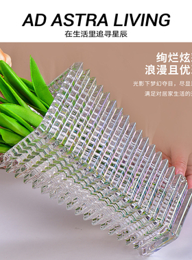 AD·ASTRA·梯形方樽玻璃花瓶