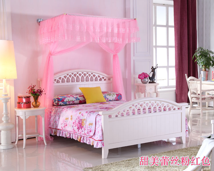 定做打墙钓鱼伸缩杆不锈钢挂墙支架1.2米1.51.8床加密三开门蚊帐,淘宝优惠券,粉丝福利购,淘宝优惠卷