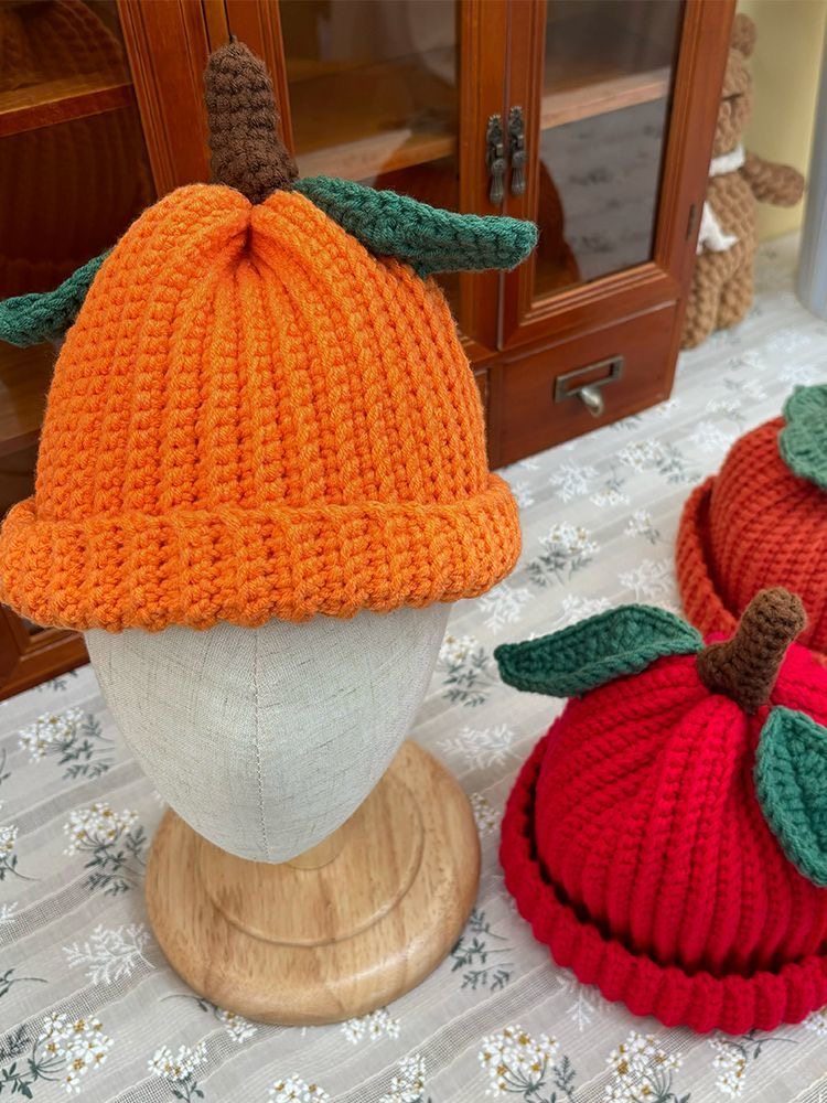 手工DIY钩织材料包秋冬宝宝成人帽子大吉大利苹果新年龙自制礼物,淘宝优惠券,粉丝福利购,淘宝优惠卷