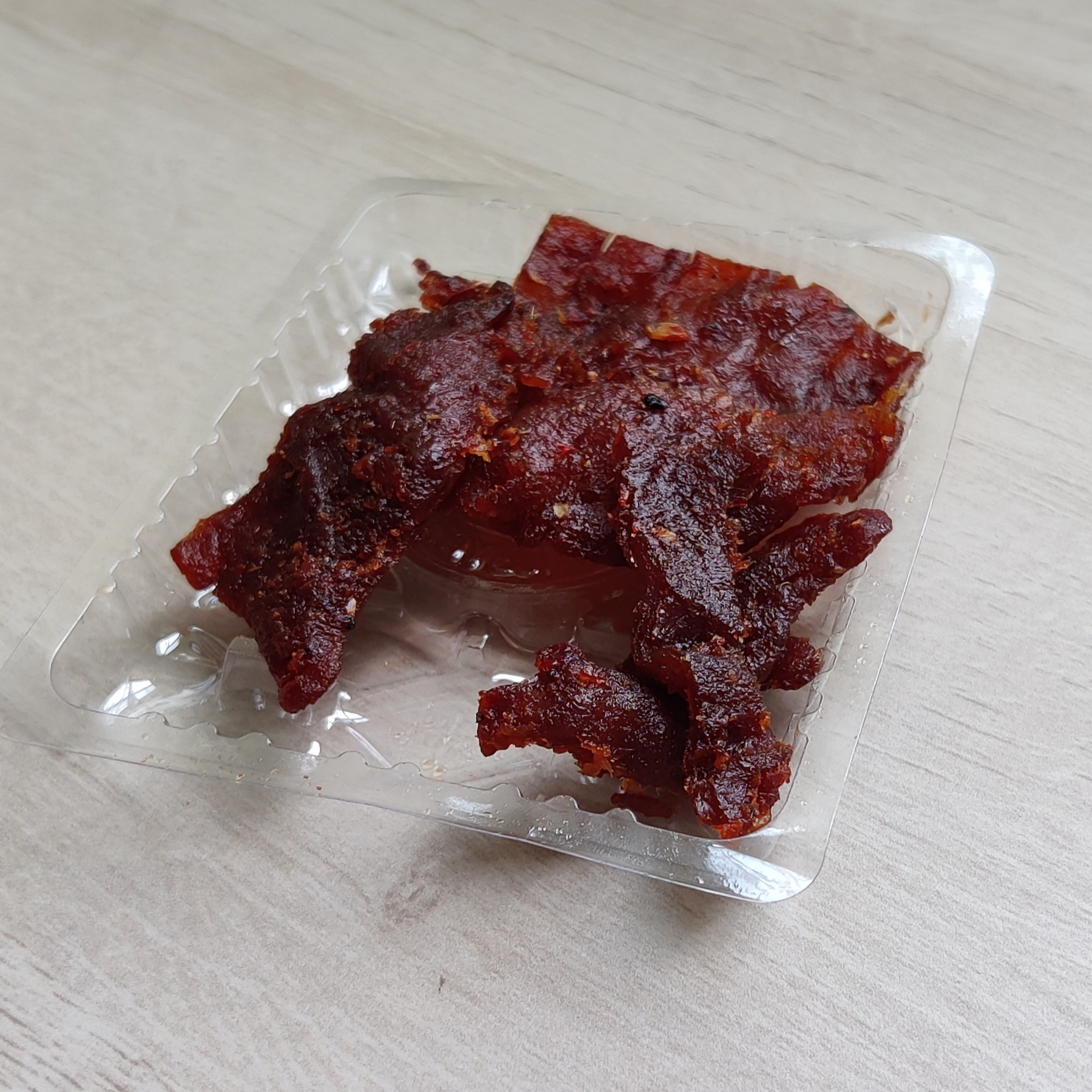 尝鲜装 广东潮汕特色猪肉脯 原肉切片制作 小袋15克装 - 图0