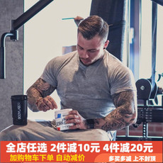 Одежда для фитнеса 健身国际运动短袖男t恤纯色纯棉潮牌健身肌肉型美式跑步训练夏季 OTHER