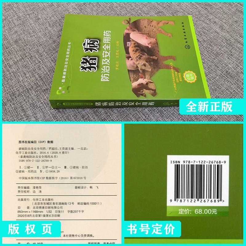 猪病防治及安全用药 猪病学 养猪书籍 猪常见病治疗科学用药书籍 - 图1