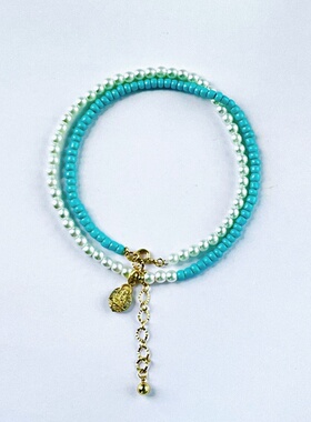 轻奢小众 精致高级感锁骨链女款 珍珠项链送女友闺蜜生日礼物