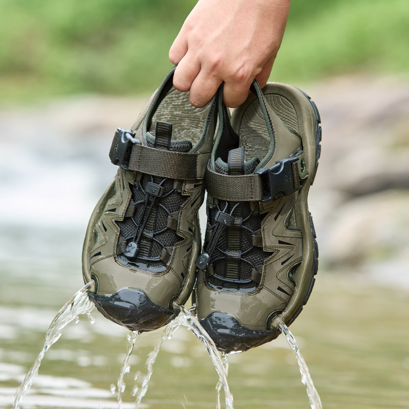 【清仓】骆驼凉鞋男鞋软弹缓震防撞鞋头透气户外休闲沙滩凉鞋女鞋,淘宝优惠券,粉丝福利购,淘宝优惠卷