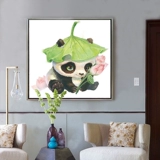 Lotus Leaf Panda Cross Stitch 2020 Новая линейная вышивка гостиная слегка спальня милые мультфильмы вышитые мелкие детали ручной работы