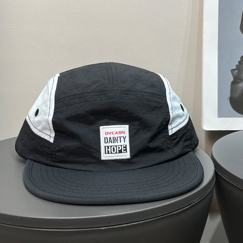 户外复古拼色速干平檐棒球帽女夏遮阳防晒透气登山防水鸭舌帽子男 - 图1