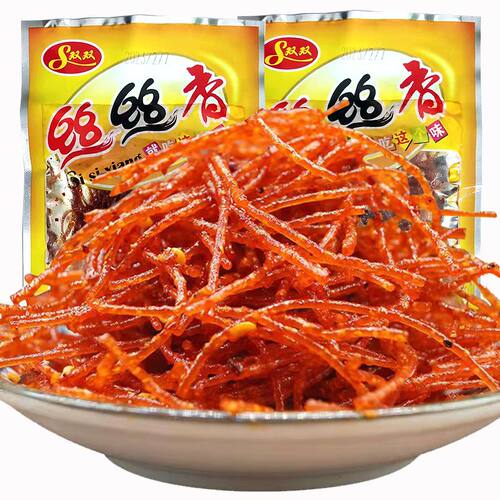双双丝丝香辣条辣片24g香辣丝90后儿时怀旧办公追剧麻辣素肉零食 - 图3