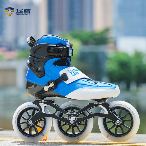 飞鹰马拉松Veloce 长刷刷街 速滑训练碳纤可定制 CrossingLife款 - 图1