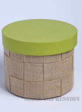 东南亚风麻布样板间收纳软装饰品