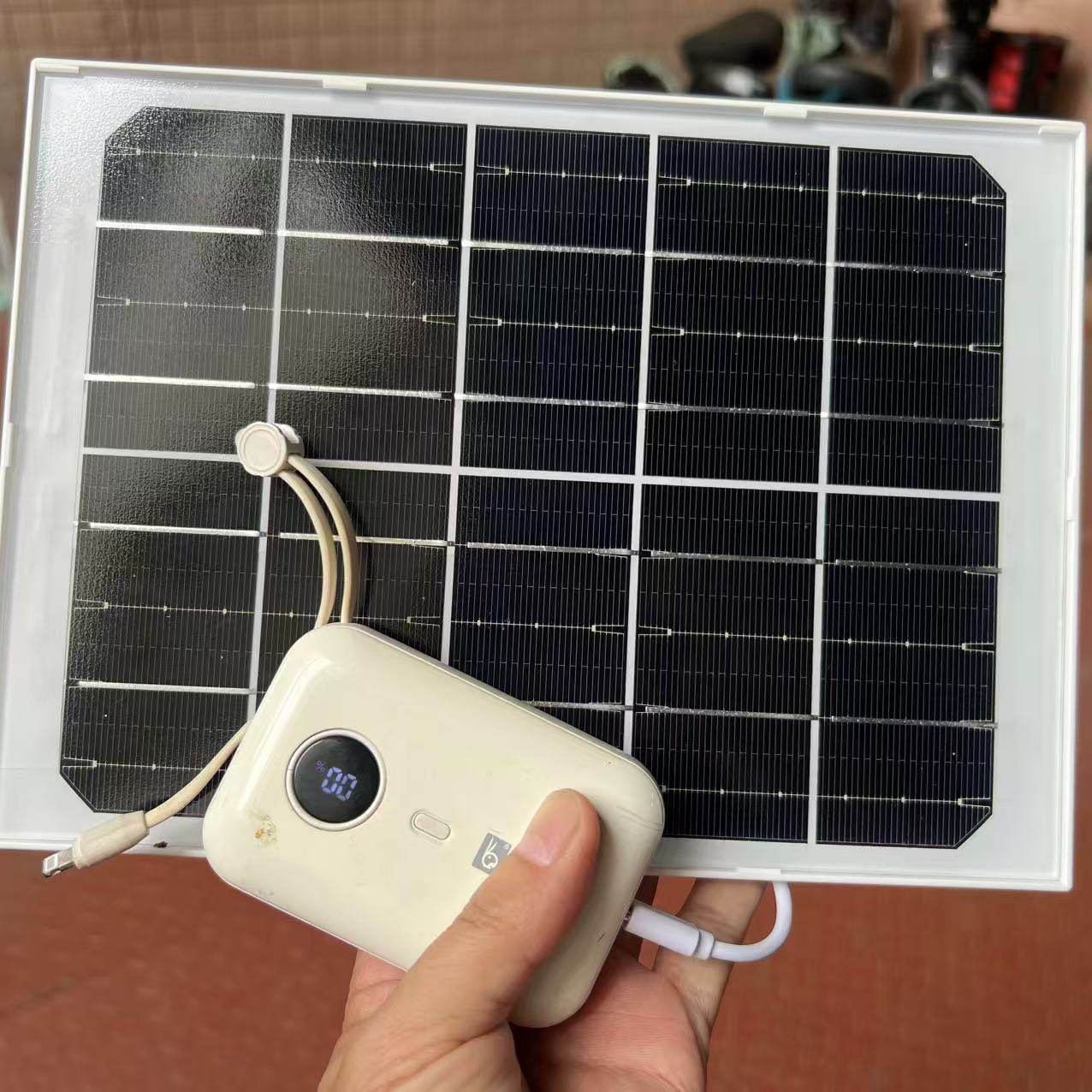 拆机太阳能电池板TYPE-C接口应急充电手机充电宝5V太阳能光伏发电,淘宝优惠券,粉丝福利购,淘宝优惠卷