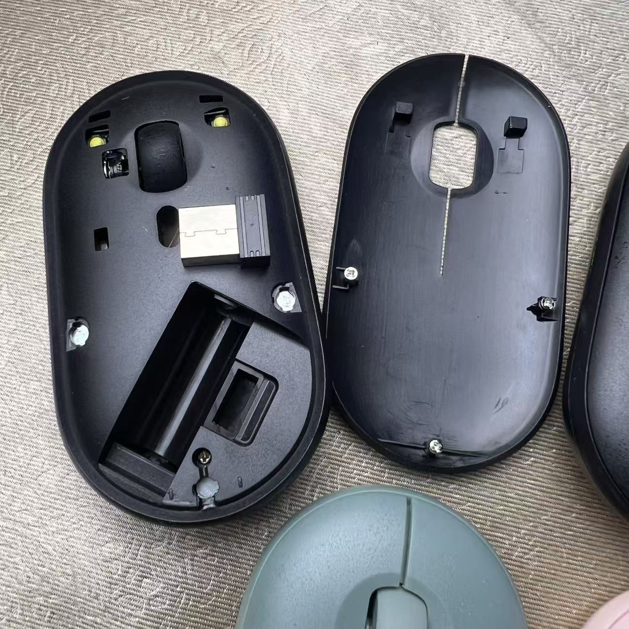 Pebble 2.4G wireless mouse Bluetooth dual-mode silent home office notebook mobile phone tablet Bluetooth mouse