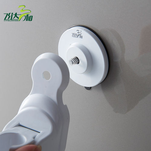 花洒支架免打孔可调节淋浴喷头支架吸盘式淋雨通用底座花洒座通用 - 图1