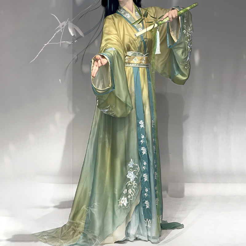 仙楚姬原创汉服【上春山】战国袍交领大袖齐腰大放量日常春夏款,淘宝优惠券,粉丝福利购,淘宝优惠卷