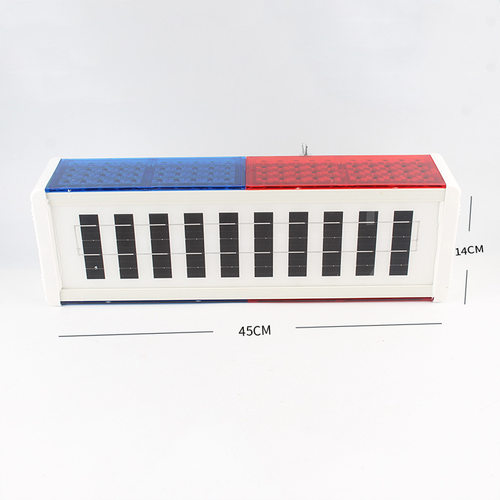 厂家太阳能一体式爆闪灯太阳能交通警示灯道路安全养护红蓝 - 图2