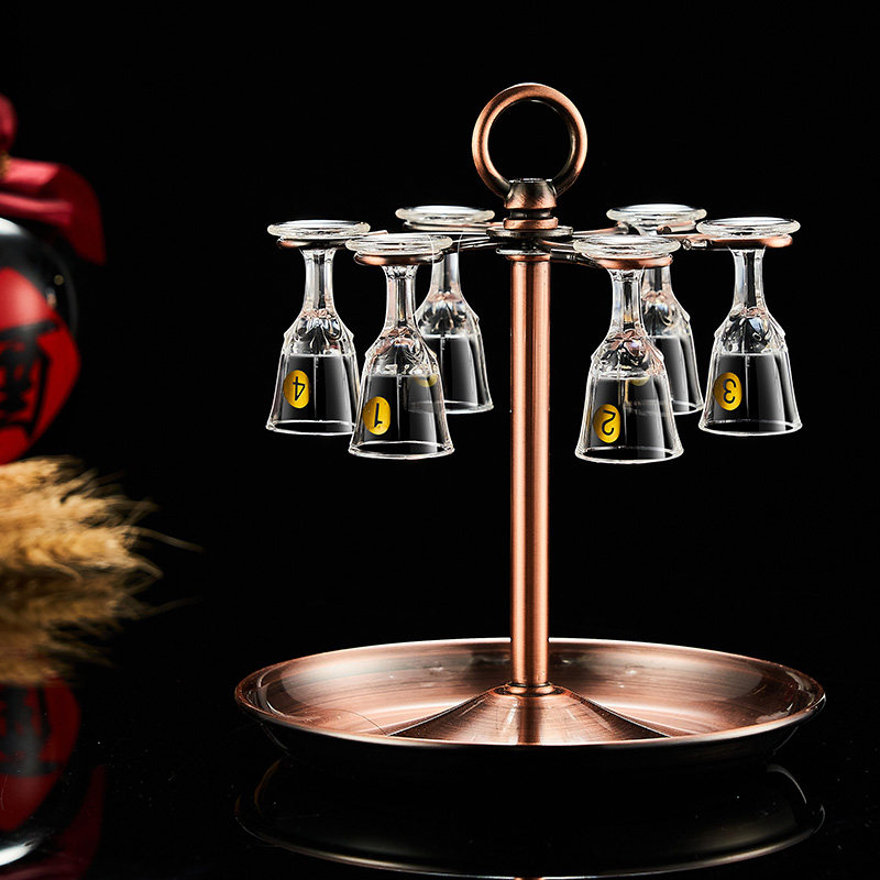 白酒小酒杯分酒器玻璃鉴品杯10ml高脚杯杯架套装小酒盅盲品杯子,淘宝优惠券,粉丝福利购,淘宝优惠卷