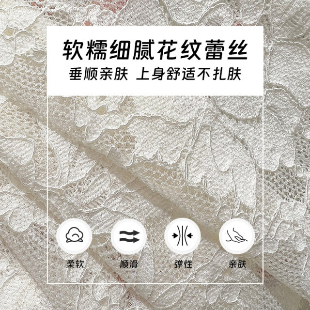 ເສື້ອຍືດຄໍ v-neck lace bottoming ສີດໍາສໍາລັບແມ່ຍິງ 2025 ລະດັບສູງແສງສະຫວ່າງ Luxury ຕ່ໍາຕັດ slim fit ພາຍໃນເປັນຮູຕາຫນ່າງ