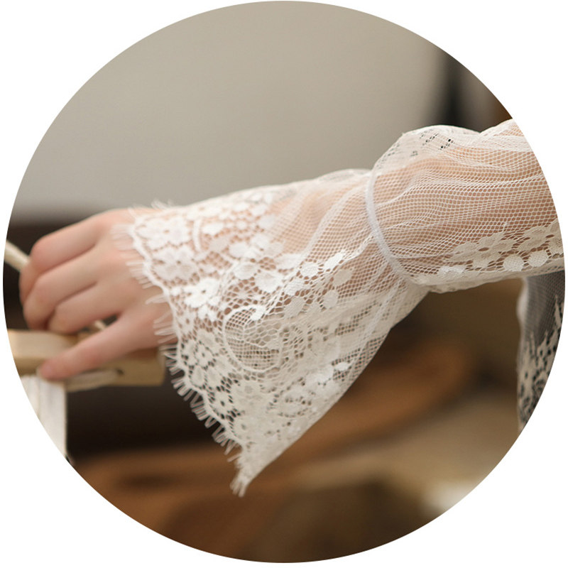 蕾丝打底衫女秋冬新款很仙的网纱纱衣百搭时尚内搭洋气小衫上衣女,淘宝优惠券,粉丝福利购,淘宝优惠卷