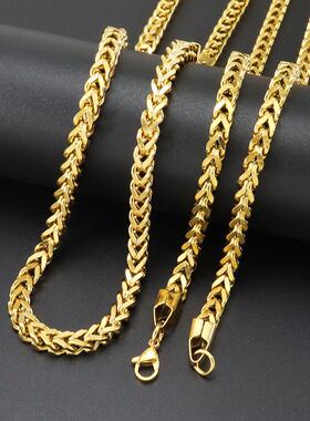 钛钢正反链男女毛衣卫衣链不褪色