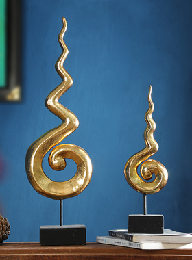 东南亚风金箔泰式客厅玄关摆件