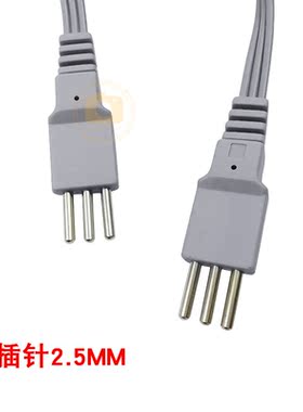 全日康电疗仪配件J48A /B电极三针线 输出线 导电线两根的价格