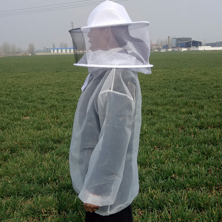 半身透气防蜂衣夏季凉爽型防蜂服喂蜂捉蜂全套防护服蜜蜂帽养蜂衣