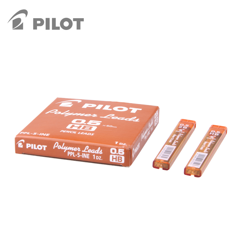 日本Pilot/百乐活动铅芯0.5自动笔铅芯PPL-5 0.5MM 2B/HB顺滑小学生写不断铅笔芯0.5 适用所有0.5MM自动铅笔 - 图1