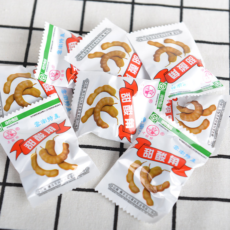 云南腾冲酸角糕 太极桥罗望子果脯蜜饯酸爽零食独立小包装80g包邮,淘宝优惠券,粉丝福利购,淘宝优惠卷