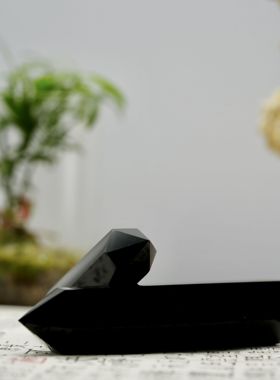 缇麦黑曜石消磁简约天然水晶