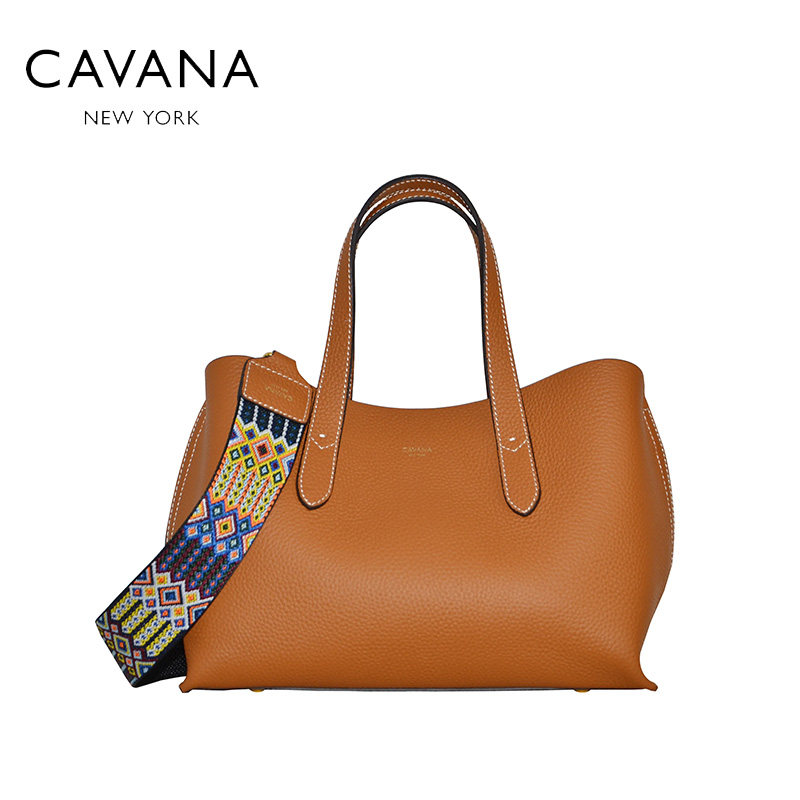 cavana牛皮boston satchel波士顿包 凯特周女士包袋