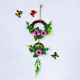 Стена -Стенная стена -Стенная стена, декоративная подвесная комната, крыльца, гостиная гостиная, гостиная симуляция зеленое растение висячие украшения подвеска платье подвески