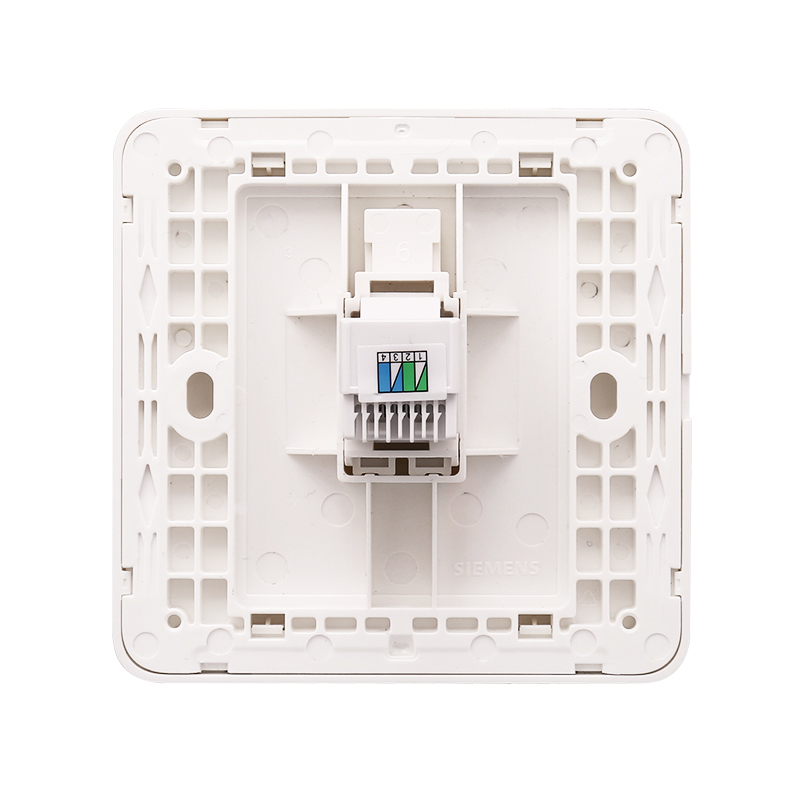 西门子电话插座面板 灵蕴辰曦白86型家用暗装电话线墙壁插座睿智 - 图3