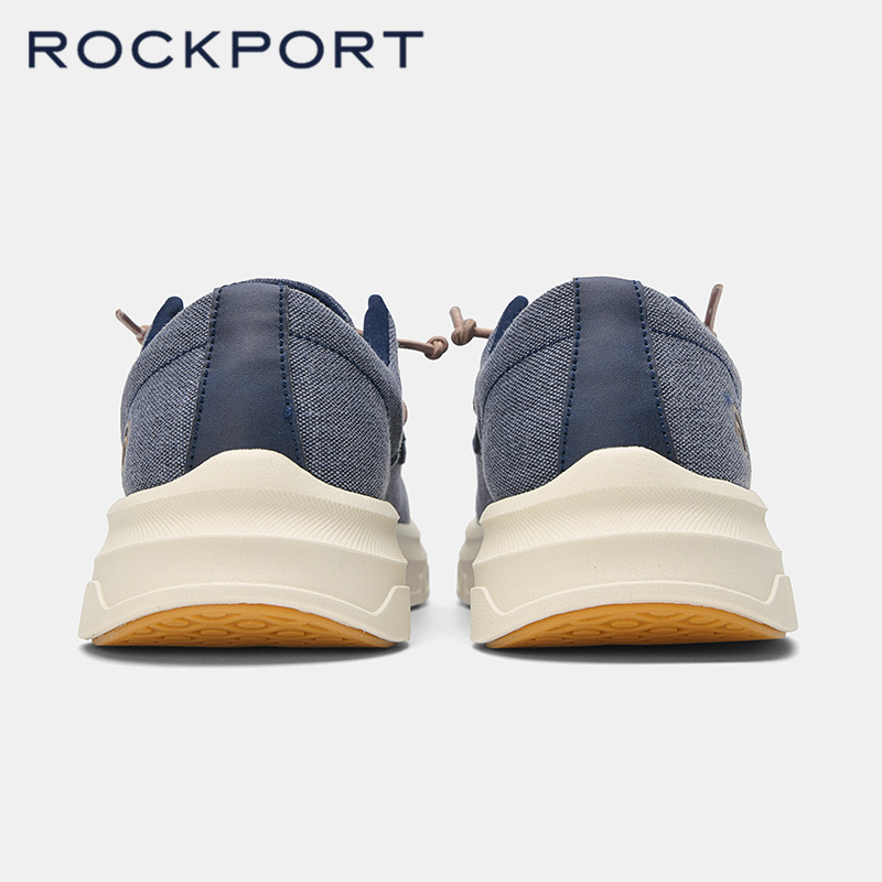Rockport/乐步新款一脚蹬男鞋休闲乐福鞋男帆布鞋 City lites系列 - 图1
