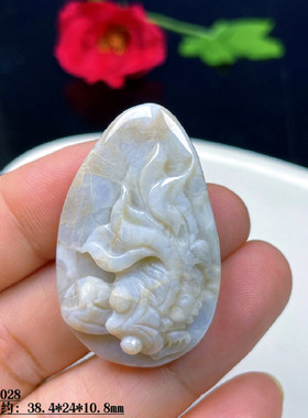 天然珊瑚玉锁骨链坠万花筒男女款