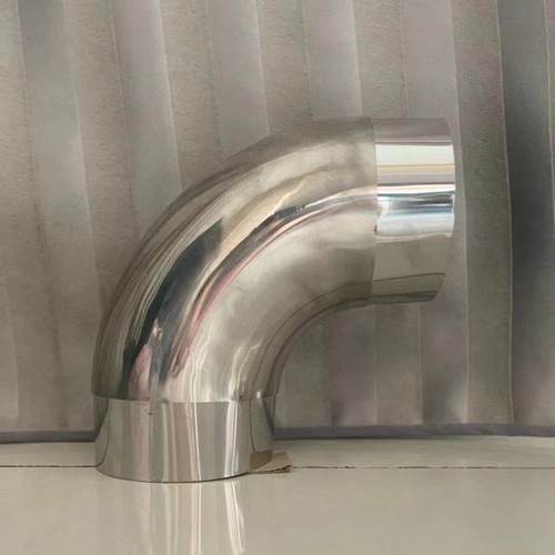 直径10CM烟管直接头弯头取暖炉烤火炉柴火灶不锈钢烟筒管烟囱配件 - 图0