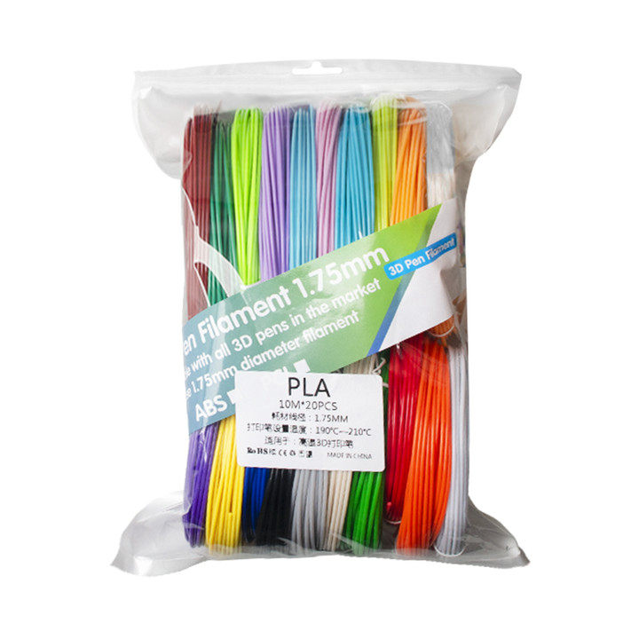 高温3d打印笔耗材PLA线材1.75mm线径40色线卷三d涂鸦笔创作补充包