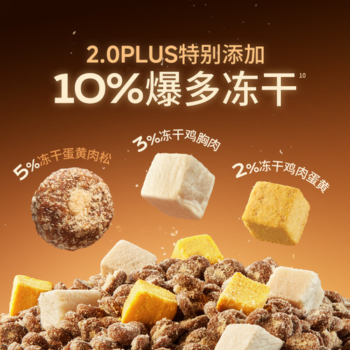 【鲜肉升级】醇粹黑标猫粮5kg冻干成幼猫高肉10斤纯粹官方旗舰店 - 图2
