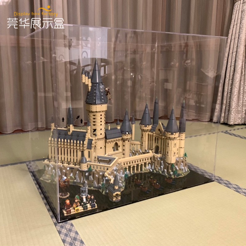 乐高71043亚克力展示盒 哈利波特霍格沃茨城堡透明LEGO积木防尘罩 - 图2