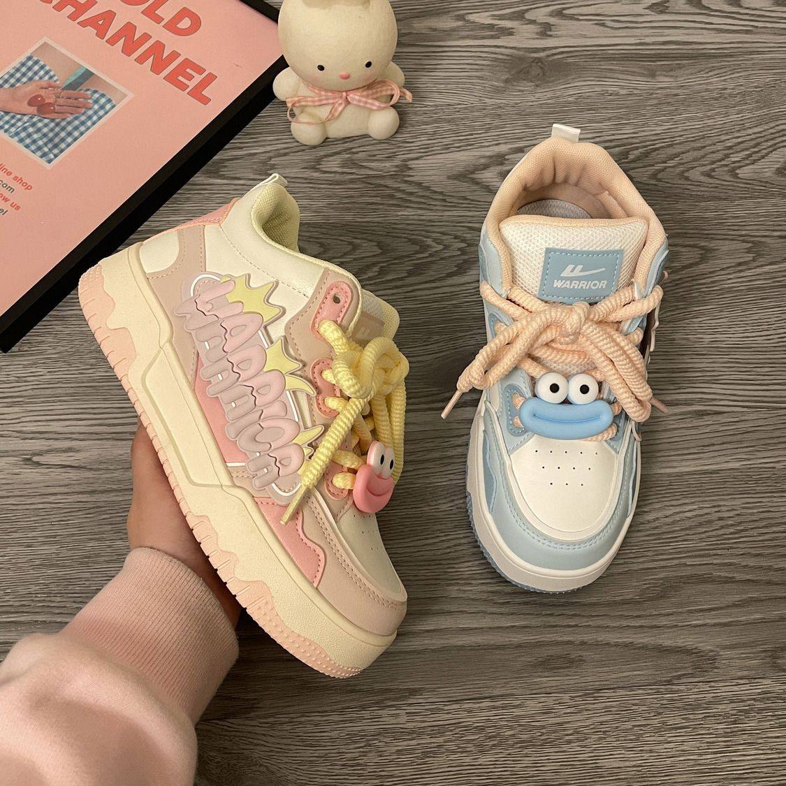 回力多巴胺女鞋鸳鸯款2025冬季高帮新款小众学生厚底运动休闲板鞋,淘宝优惠券,粉丝福利购,淘宝优惠卷