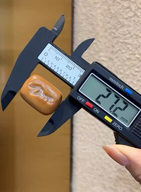 天然风化象牙果德芙巧克力通孔方块diy手捻手持手链串珠文玩配饰