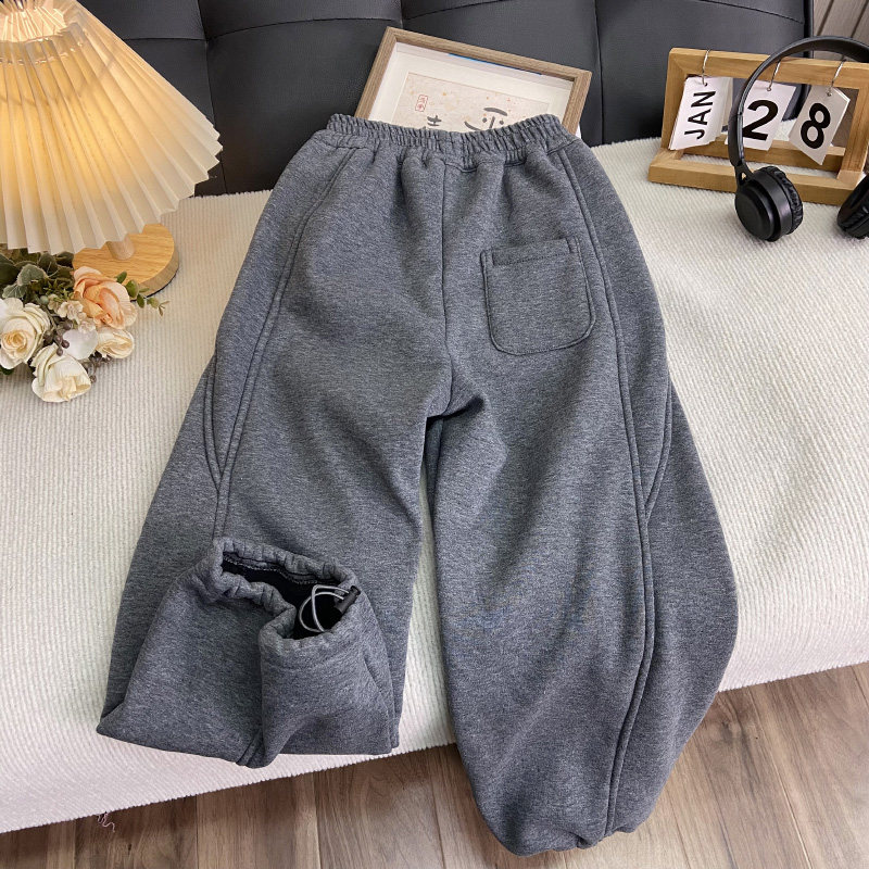 海洋家特价童装 男女童加厚一体绒长裤 中大童休闲卫裤儿童绒裤,淘宝优惠券,粉丝福利购,淘宝优惠卷