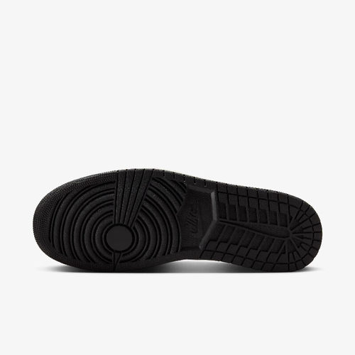 Nike男鞋Jordan 1篮球鞋AJ1扣碎黑白橙舒适休闲板鞋 553558-081 - 图3
